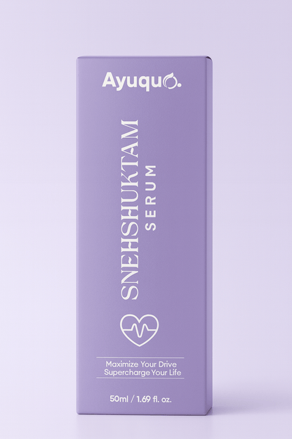 Ayuquo Snehshuktam Serum – Ayurvedic Vitality & Stamina Elixir (50ml) - Intimacy Health