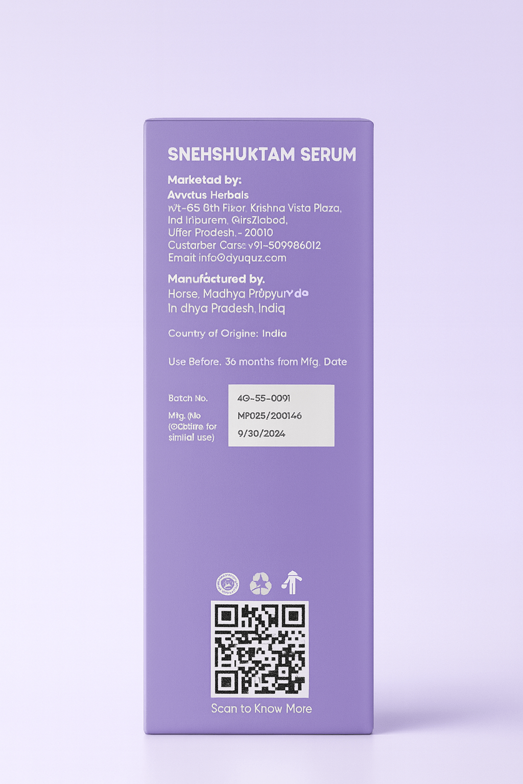 Ayuquo Snehshuktam Serum – Ayurvedic Vitality & Stamina Elixir (50ml) - Intimacy Health