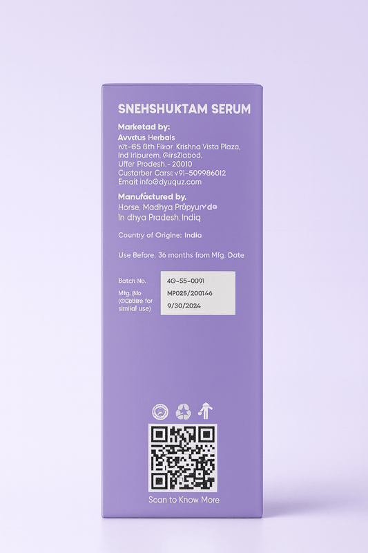 Ayuquo Snehshuktam Serum – Ayurvedic Vitality & Stamina Elixir (50ml) - Intimacy Health
