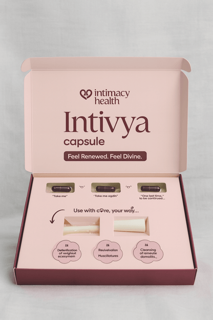 Intivya Capsules Kit: Ayurvedic Vaginal Rejuvenation & Detox (3 Capsules + Applicator) - Intimacy Health