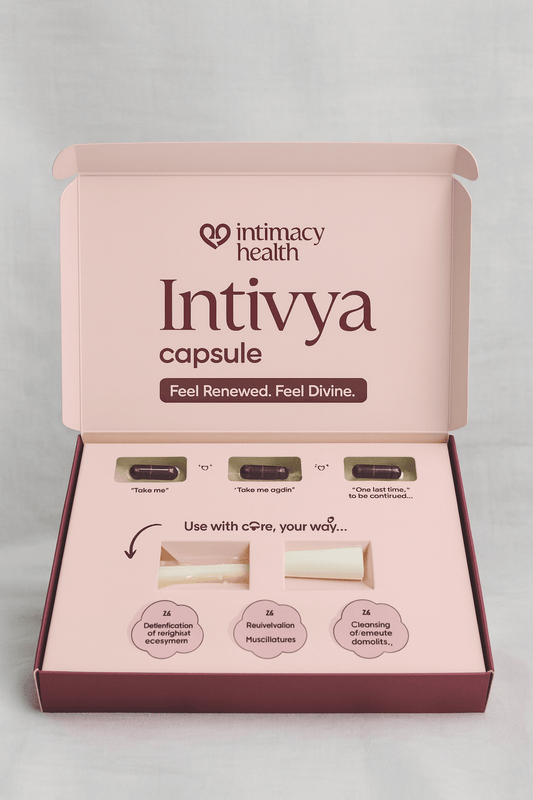Intivya Capsules Kit: Ayurvedic Vaginal Rejuvenation & Detox (3 Capsules + Applicator) - Intimacy Health